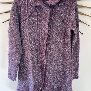 Prana Marled Purple Women's Cardigan